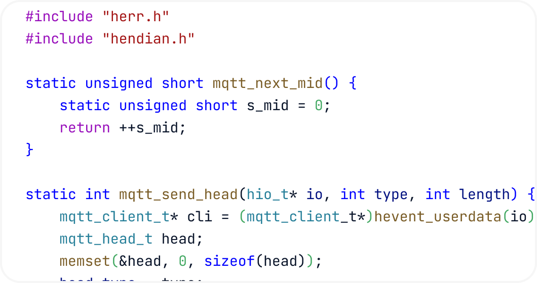 Lightly C IDE 语法高亮